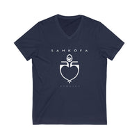 Sankofa Short Sleeve V-Neck Tee