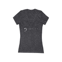 Women's Jersey Short Sleeve Deep V-Neck Tee