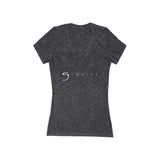 Women's Jersey Short Sleeve Deep V-Neck Tee